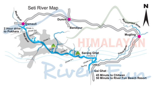 Map of Seti River